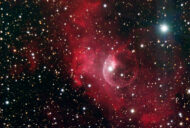 Bubble This image is the Bubble Nebula,an emmision nebula in Cassiopeia