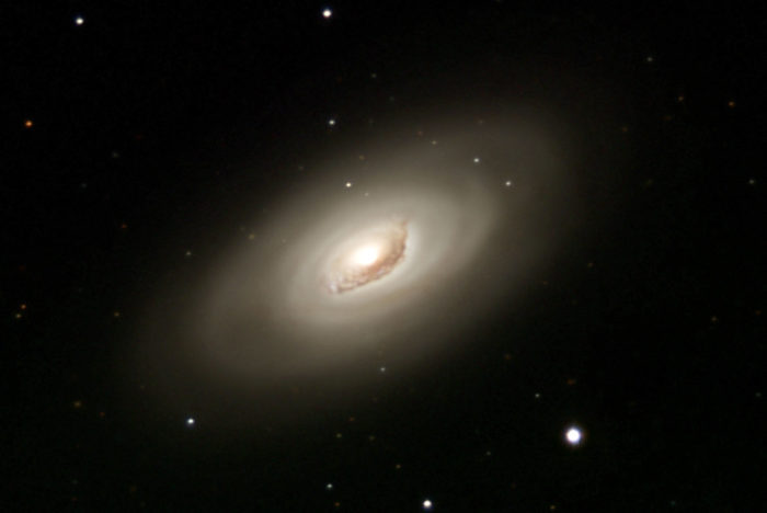 Black Eye Galaxy, named because of dust obscuring the nucleus. Taken from my backyard observatory with my C11 telescope.